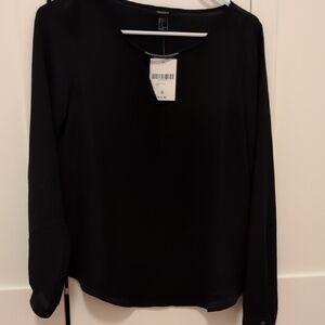 Forever 21 Classic Black Blouse